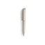 Mini bolígrafo ecológico en colorida caña de trigo con ancho clip Natural
