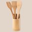 Set Bambú con 3 Utensilios de Cocina