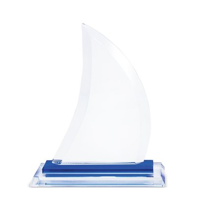 Trofeo de Cristal Barco de Vela