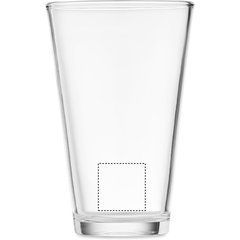 Vaso de Cristal 300ml Reutilizable | Frontal Inferior