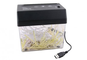 Destructora De Papeles Usb