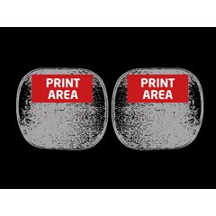 2 Parasoles para Ventanilla | serigrafia 1 cara, mismo diseño (Dos Caras Iguales) | 130 x 280