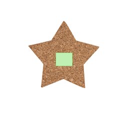 4 Posavasos Estrella en Corcho | Posavasos 2 Cara B | 25 x 20