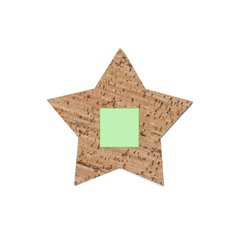 4 Posavasos Estrella en Corcho | Posavasos 4 Cara A | 30 x 30