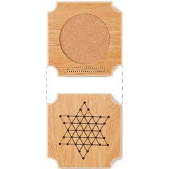 4 Posavasos Juegos de Mesa | COASTER 4 | 50 x 5
