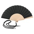 Abanico de madera y poliéster con cordón ajustable Ne
