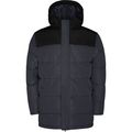Abrigo acolchado con capucha fija Ebano/Negro 10
