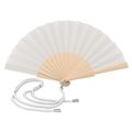 Abanico de madera y poliéster con cordón ajustable Bl