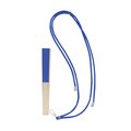 Abanico de bambú y resistente poliéster con cordón ajustable