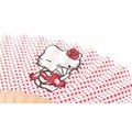 Abanico Hello Kitty de algodón y madera