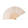 Abanico madera 26 cm con cordón