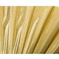 Abanico de Madera Oro/Plata