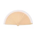 Abanico de madera resistente con 34 varillas