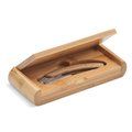 Abridor Acero Inoxidable y Bambú Madera