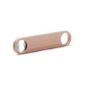 Abridor de madera natural con colgador