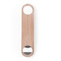 Abridor de madera natural con colgador