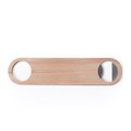 Abridor de madera natural con colgador