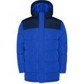 Abrigo acolchado con capucha fija Royal/Marino S