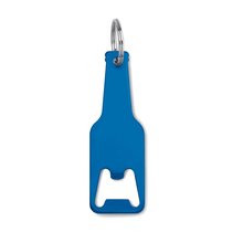Abridor de Aluminio Llavero Botella Azul