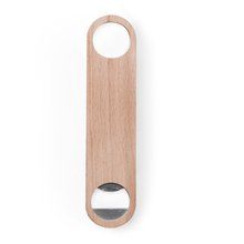 Abridor de madera natural con colgador Madera Talla Única Adulto