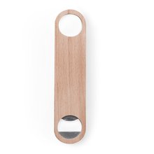 Abridor de madera natural con colgador Madera