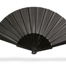 Abanico Plastico ABS para Verano Negro