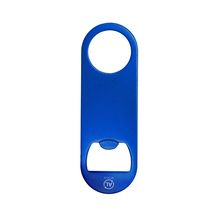Abridor de aluminio reciclado con orificio ø3cm Azul