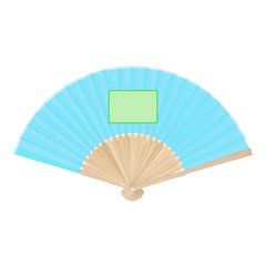 Abanico de bambú y poliéster 190T | Area 1 | 160 x 68