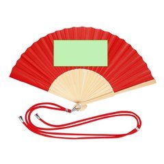 Abanico de bambú y resistente poliéster con cordón ajustable | Area 1 | 160 x 68