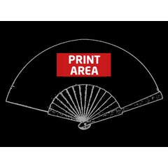 Abanico de Madera 16 Varillas y Poliéster | Zona 3 | 140 x 60