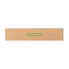 Abanico de Madera con Dibujo de Hojas | Caja | 60 x 10