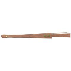 Abanico de Madera Oscura en Bolsa | Varilla | 20 x 6