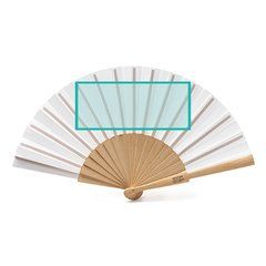 Abanico de madera y tela RPET | ZONA2 | 140 x 70