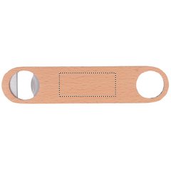 Abridor de linea nature de madera | Trasero | 60 x 25