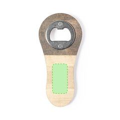 Abridor Magnético de Madera | Cara A Centrado | 40 x 20