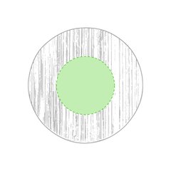 Abridor Magnético Redondo de Bambú | Cara A Centrado | 30 x 30