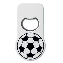 Abridor magnético con pelota de fútbol Blanco