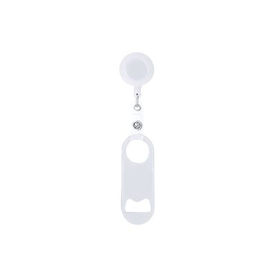 Abridor de acero con clip retráctil Bla
