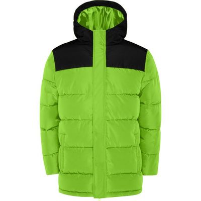 Abrigo acolchado con capucha fija Lima/Negro Xl