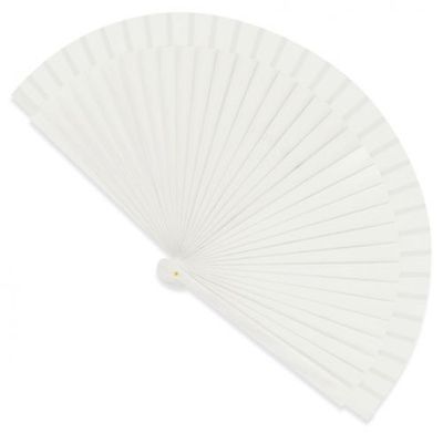 Abanico de madera barnizado Bl