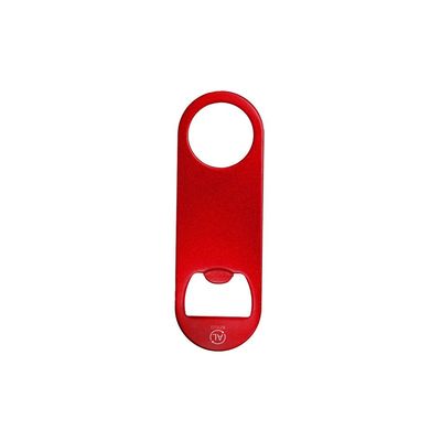 Abridor de aluminio reciclado con orificio ø3cm Roj