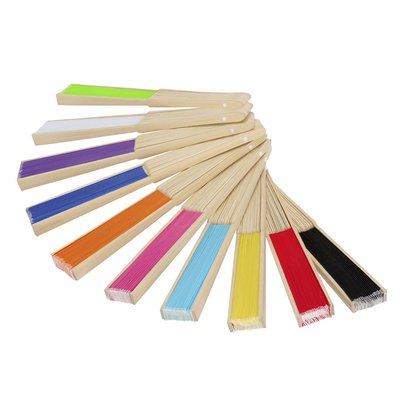 Abanico de bambú y poliéster 190T