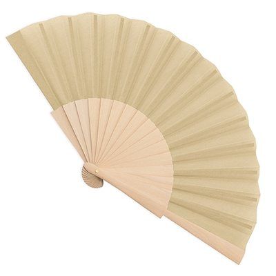 Abanico de Madera 16 Varillas y Poliéster PI-OS