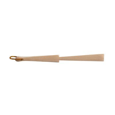 Abanico madera 26 cm con cordón