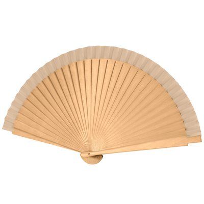 Abanico Madera Barnizada y Poliéster