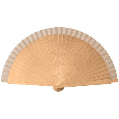 Abanico Madera Barnizada y Poliéster