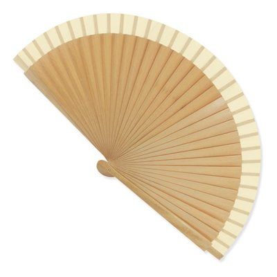 Abanico de Madera Lacada a 1 Cara Cr