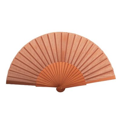 Abanico de madera oscura elegante Marrón
