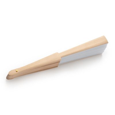 Abanico de madera y tela RPET