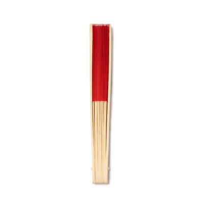 Abanico con varillas de bambú